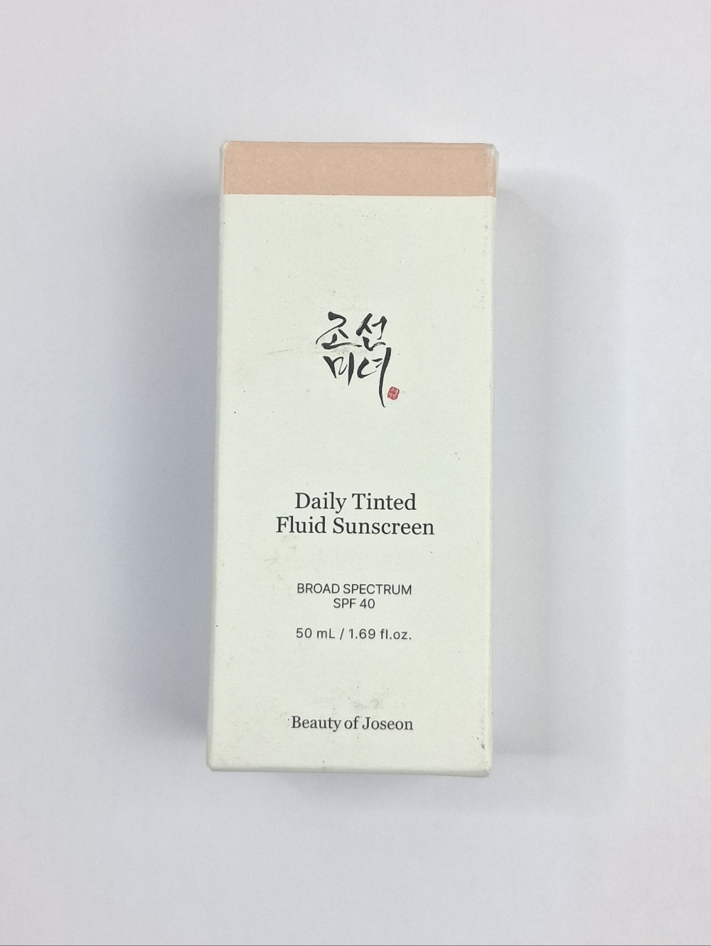Beauty Of Joseon Daily Tinted Fluid Sunscreen SPF 40  LP110 1.69oz.